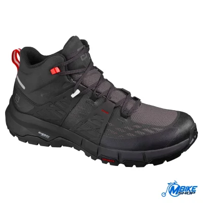 Muška cipela za planinarenje SALOMON Odyssey MID GTX Black/Shale/High Risk Red