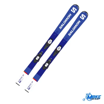 Skije SALOMON Set L S/Race JR 120cm S Race Blue/White + Vezovi