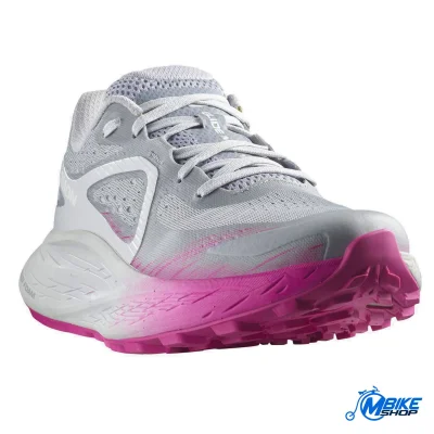 Ženske patike SALOMON Glide Max TR Quarry/Illusion Blue/Pink Glo