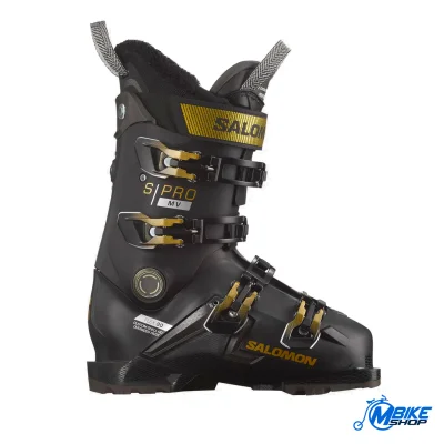 Ski pancerice SALOMON S/Pro MV 90 Woman GW Black/Gold Metalic/Beluga