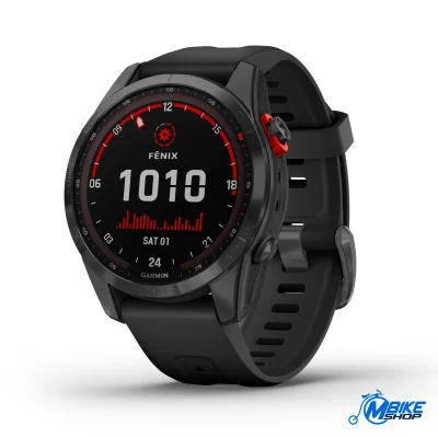 GARMIN Fenix 7S Solar Slate Gray Crni remen