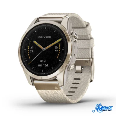 GARMIN Epix PRO (GEN 2) 42mm Sapphire Soft Gold Cream Nylon