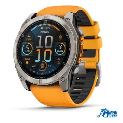 GARMIN Fenix 8 51mm AMOLED Sapphire Titanium Spark Orange/Graphite