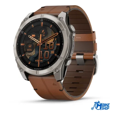 GARMIN Fenix 8 51mm AMOLED Sapphire Bare Titanium Black/Chestnut