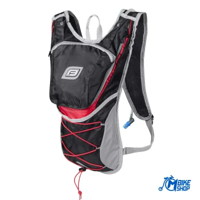 Ruksak FORCE Twin Plus 14L + 2L Rezervoar Black/Red