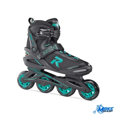 Ženske role ROCES Icon Black/Aqua