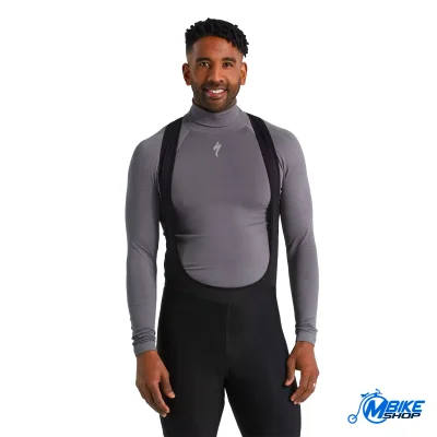 Majica SPECIALIZED Dugi rukav Seamless Roll Neck Baselayer Grey