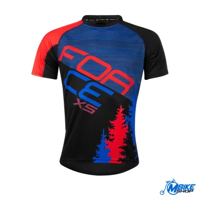 Dres FORCE MTB X5 Blue/Red