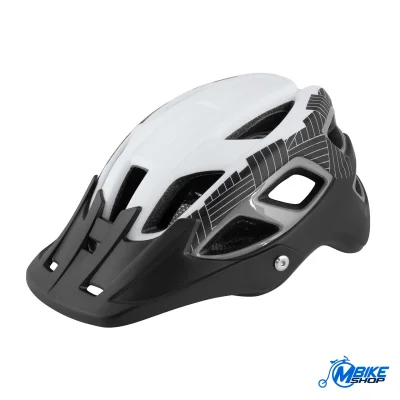 Kaciga FORCE Aves MTB White/Black Matt