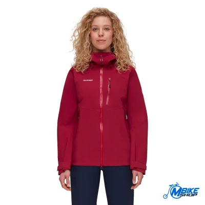 Ženska jakna MAMMUT Alto Guide HS Hooded Blood Red