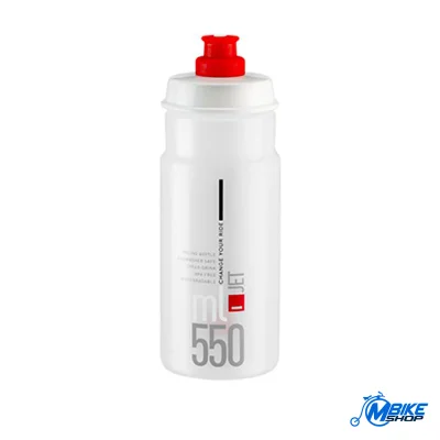 Bidon ELITE Jet Clear Red 550ml