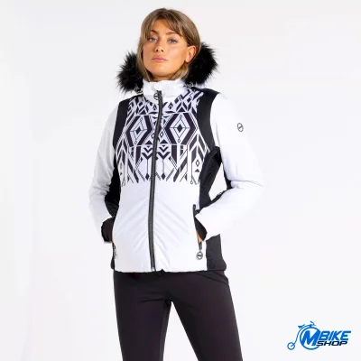 Ženska ski jakna DARE2B Prestige II Luxe Waterproof White/Black