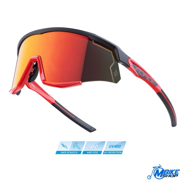 910950_1_Naočare Force Sonic Black-red, Red Mirr. Lens M BIKE SHOP