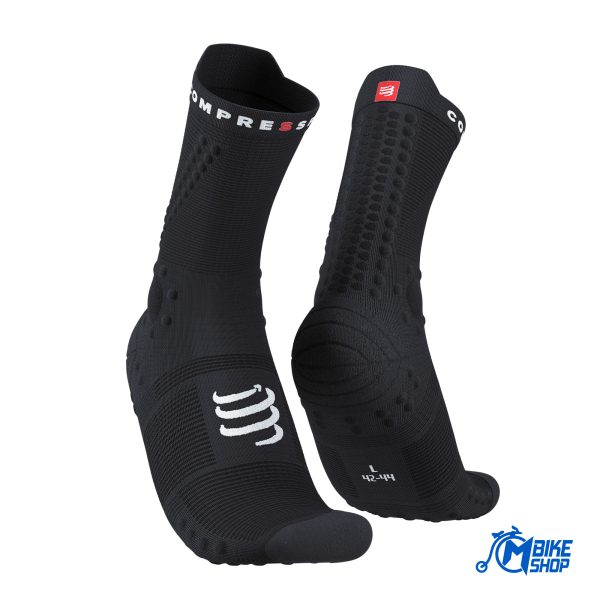 00048B9900T2 Čarape Compressport Pro Racing V4.0 Trail Black 1 M BIKE