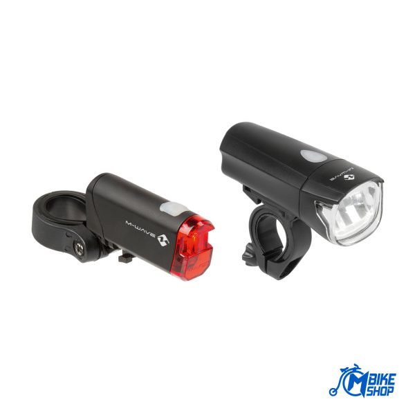 221057_1_M-wave Svjetla Set Atlas Pr+Zad Led Batt M BIKE SHOP