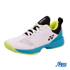 STJLUM44_1_Yonex Djecije Patike za Tenis Lumio Jr2 White Turquise M BIKE SHOP