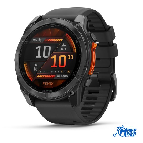 010-02905-00_1_GARMIN fenix 8 51 mm AMOLED Slate Gray Black M BIKE SHOP